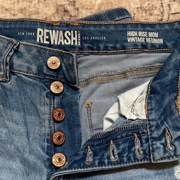 Rewash Vintage High Rise Mom Jeans - Picture 2 of 4